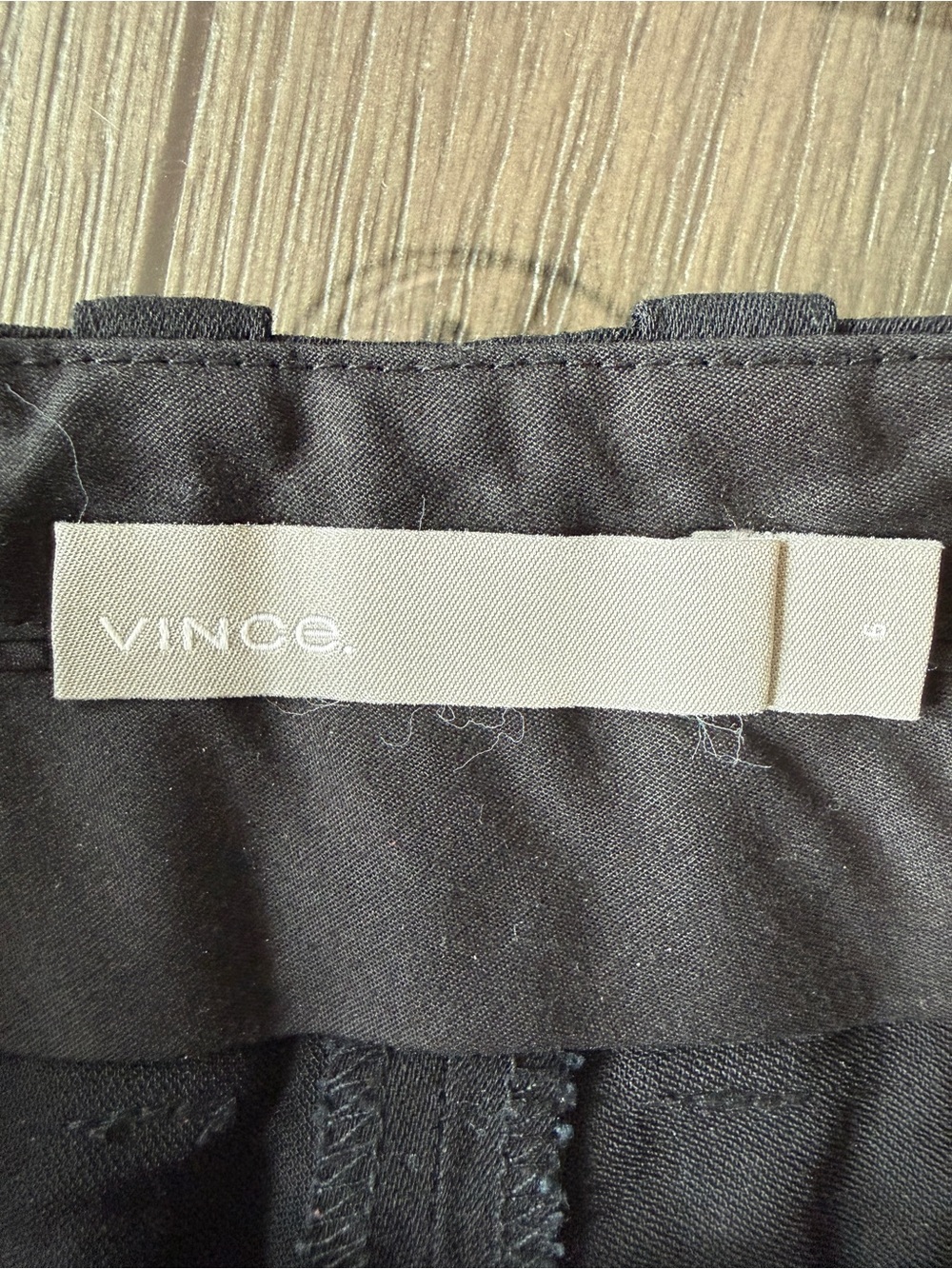 Vince Black Slim Ankle Pants Size 6 Stretch Career Office Trousers 25401 - Picture 11 of 15